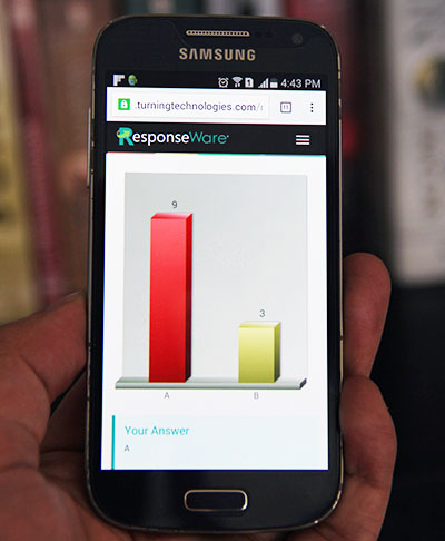 votacion electrónica smartphone resultados